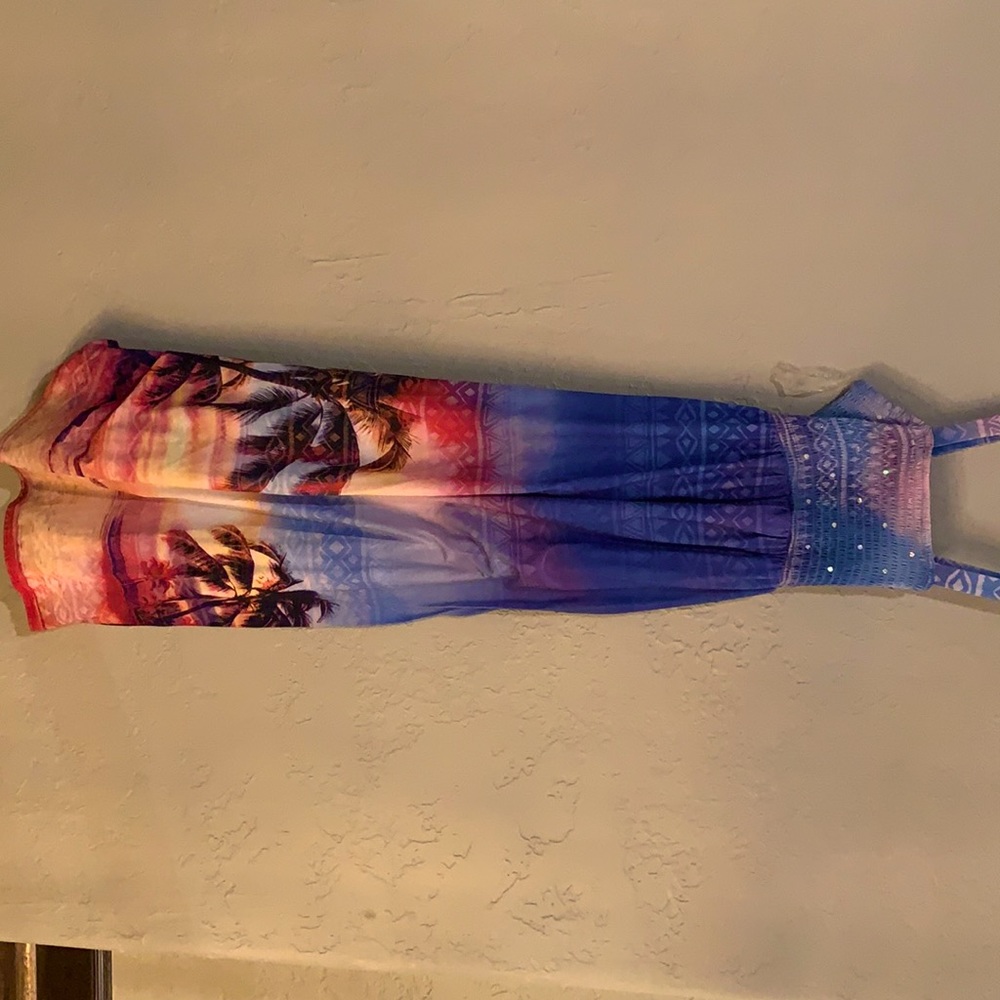 Justice sundress with pretty sunset at bottom